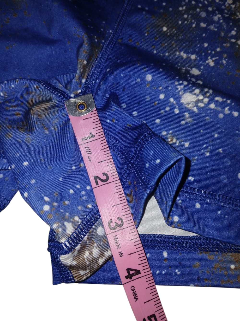 Nike Pro Blue Splatter Compression Shorts - Picture 5 of 6